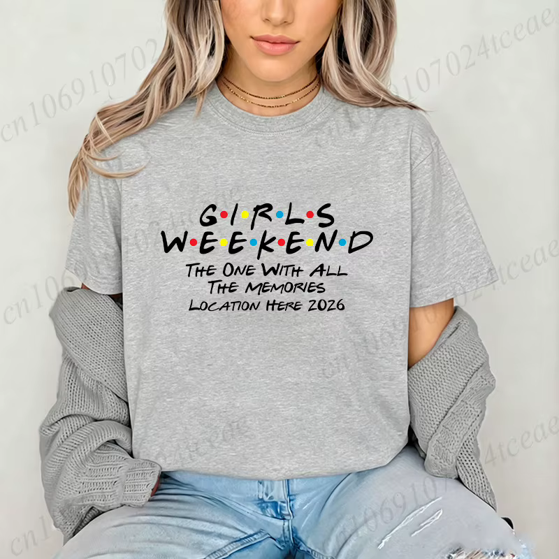 T-shirt pour filles pour le week-end