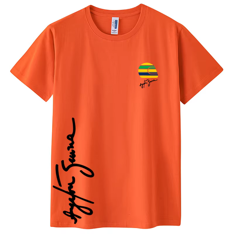 Héros Ayrton Senna t-shirt hommes à manches courtes 100% coton T-Shirts drôle F1 homme