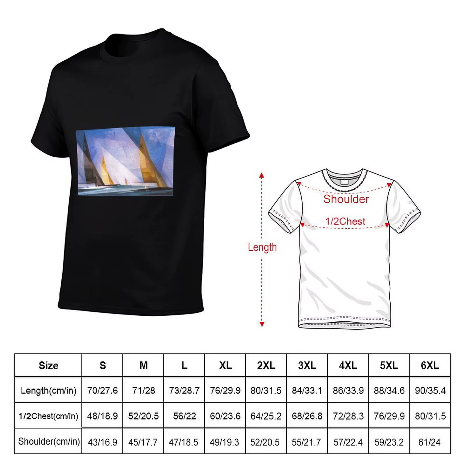 T-shirt à manches courtes basique pour hommes