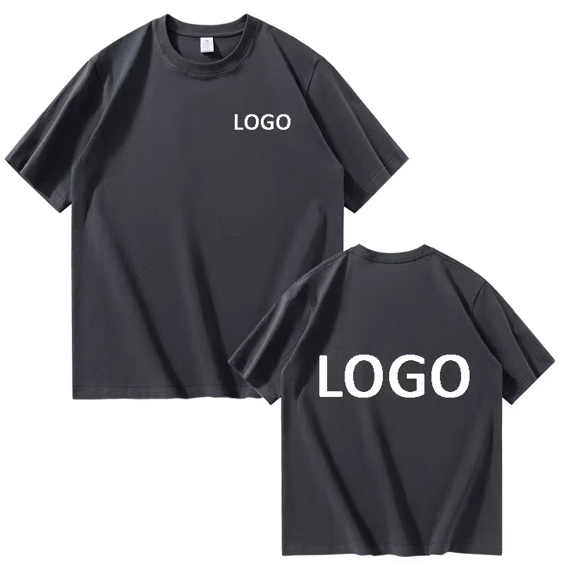 T-shirts imprimés en coton personnalisés hommes mode t-shirt à manches courtes femmes personnalité décontracté