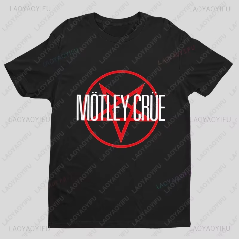 Vente Flash 2025 - Motley-Crue - T-shirt à manches courtes pour homme