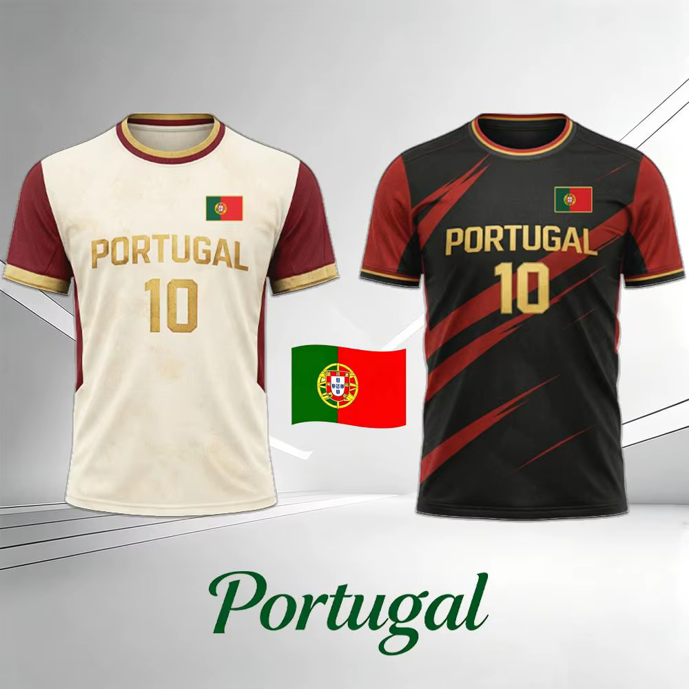T-shirt imprimé drapeau du Portugal