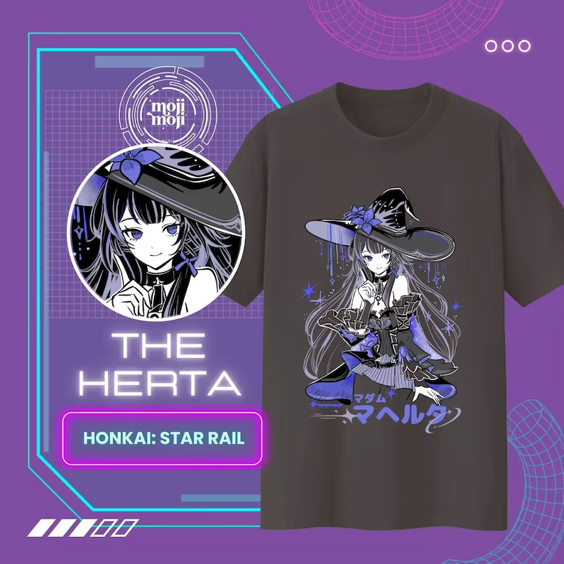 Le Herta Honkai Star Rail chemise
