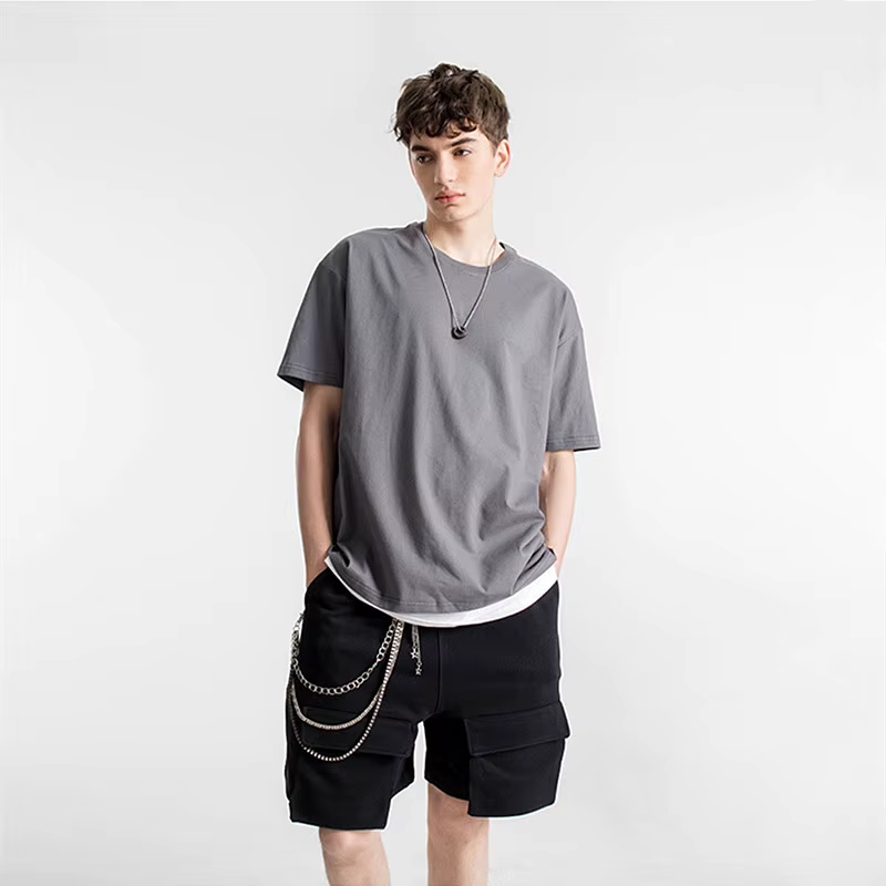 T-shirts Homme Oversize 230 GSM Coton Pur Lourd 2026 Nouvelle Collection T-shirt