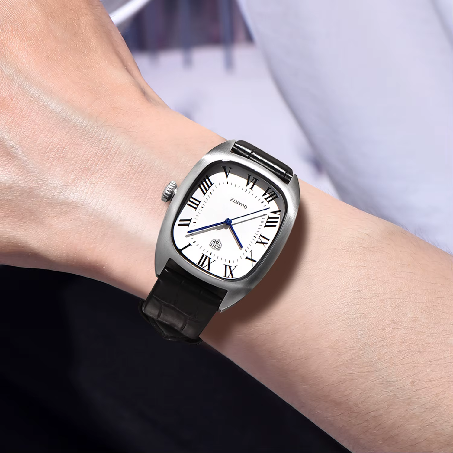 Hommes montres à Quartz 2025 Top marque de luxe VH31 montre pour homme en acier inoxydable étanche sport horloge cadeau