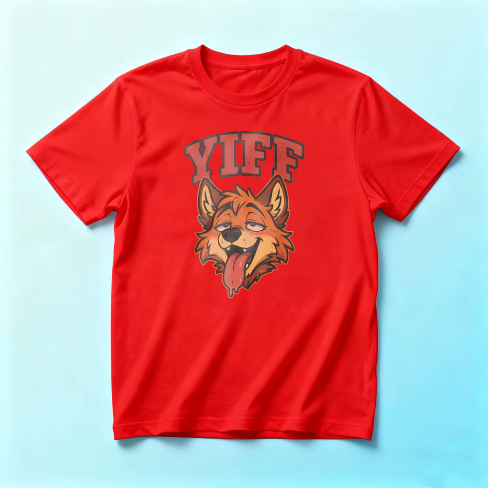 T-shirt graphique Hot Fox Furry Yiff Fox