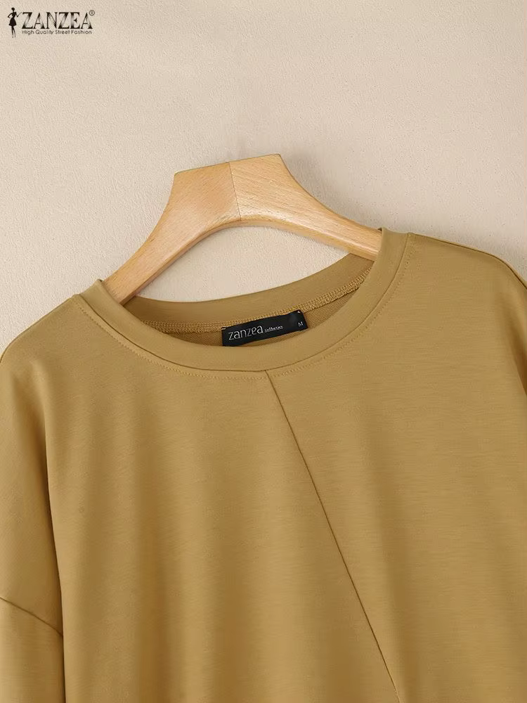 ZANZEA T-Shirts surdimensionnés pour femmes