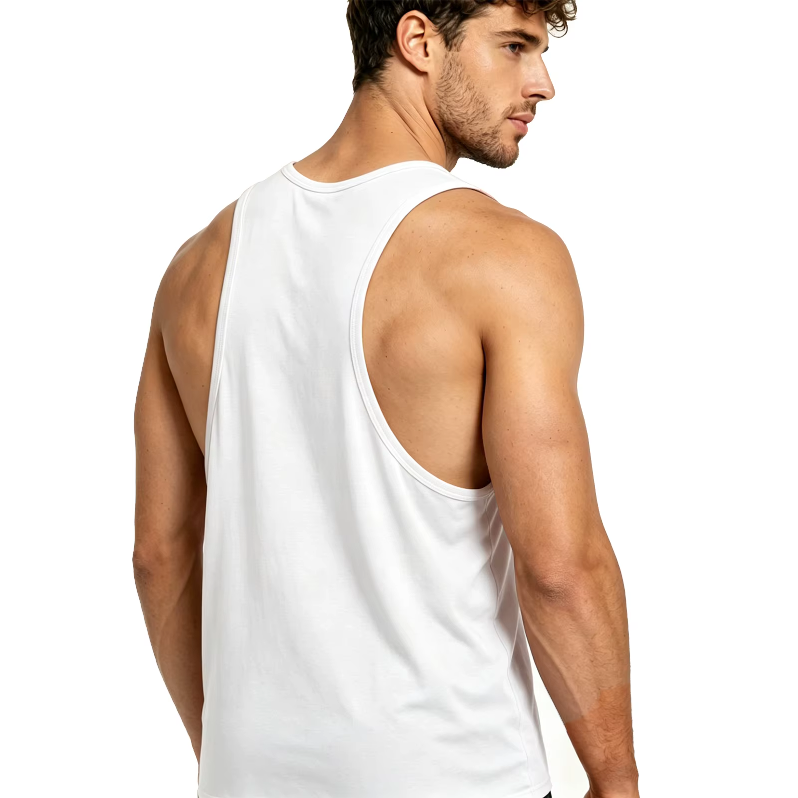 Gilet décontracté hommes débardeur homme col en v profond Sexy hauts sans manche T-Shirt entraînement musculaire musculation Singlet couleur Dopamine