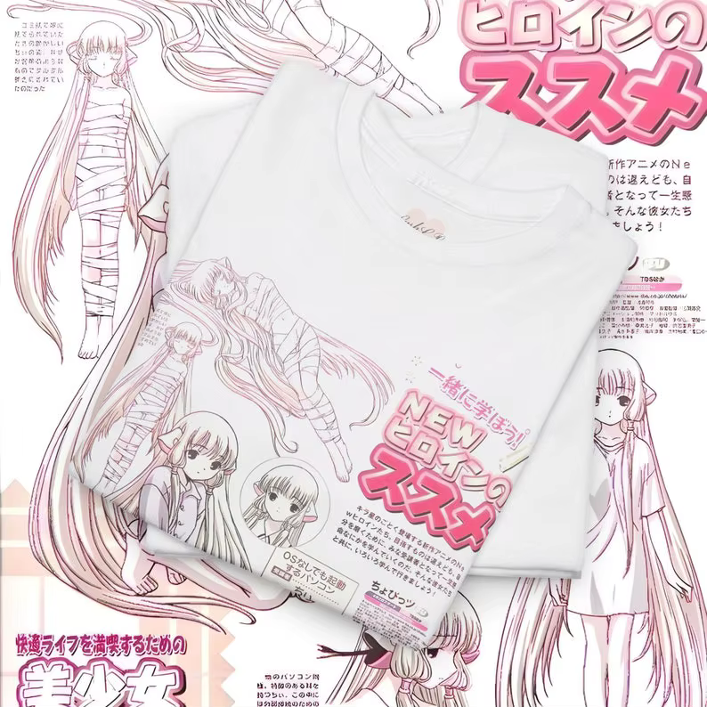 Anime Chobits T-Shirt graphique pour son cadeau