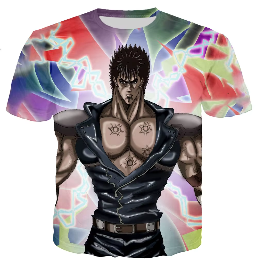 Poing de la étoile du nord Kenshiro hommes/femmes nouvelle mode Cool 3D imprimé T-shirts Style décontracté t-shirt haut livraison directe