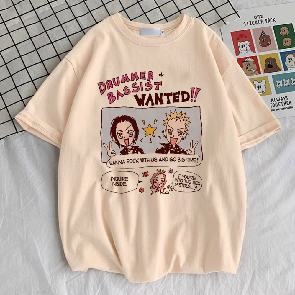 Nana Anime t-shirt femmes Pastel Punk coréen vêtements respirant graphique Pop Culture