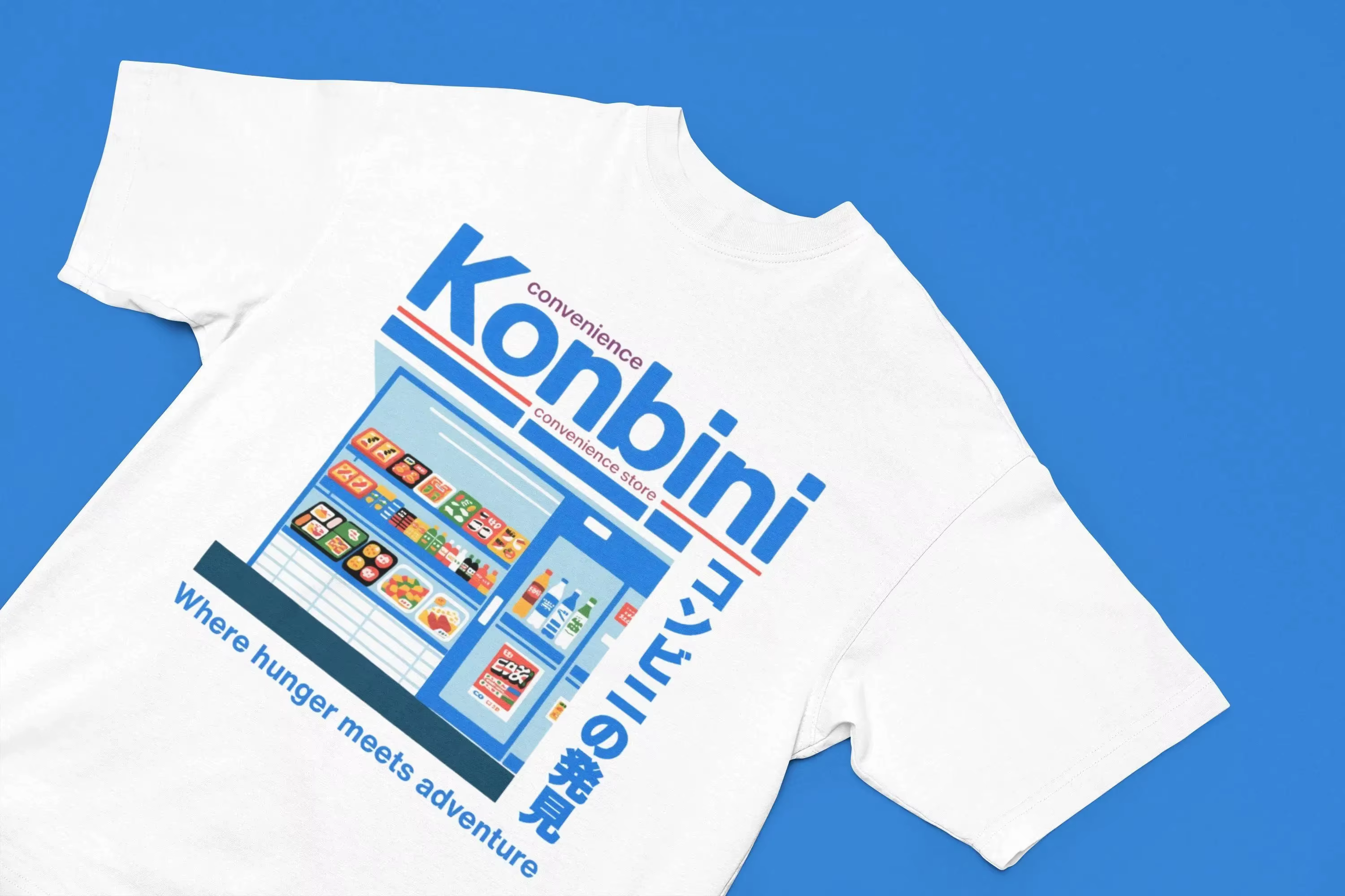 T-shirt du magasin de commodité japonais