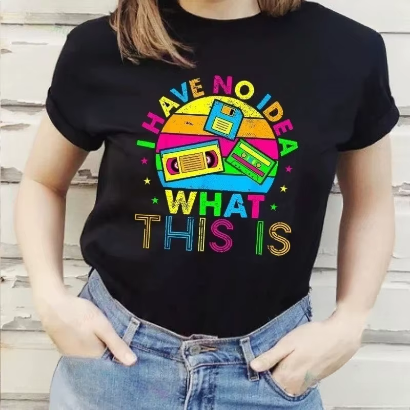 T-shirt « Back To 90s I Love 90 » - Né dans les années 80
