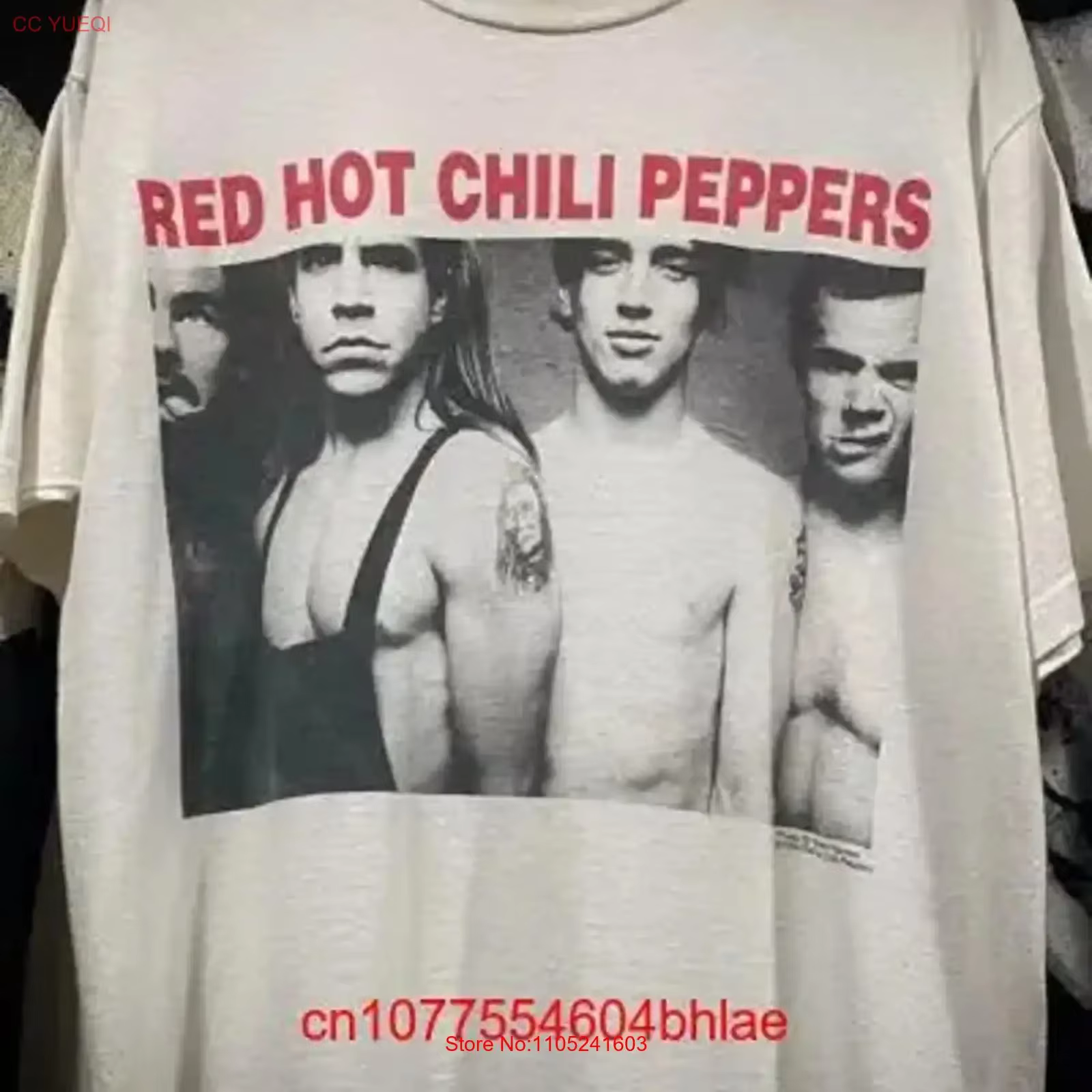 The Red Hot Chili Pepper RHCP 1990 Vintage coton t-shirt toutes les tailles KH3365