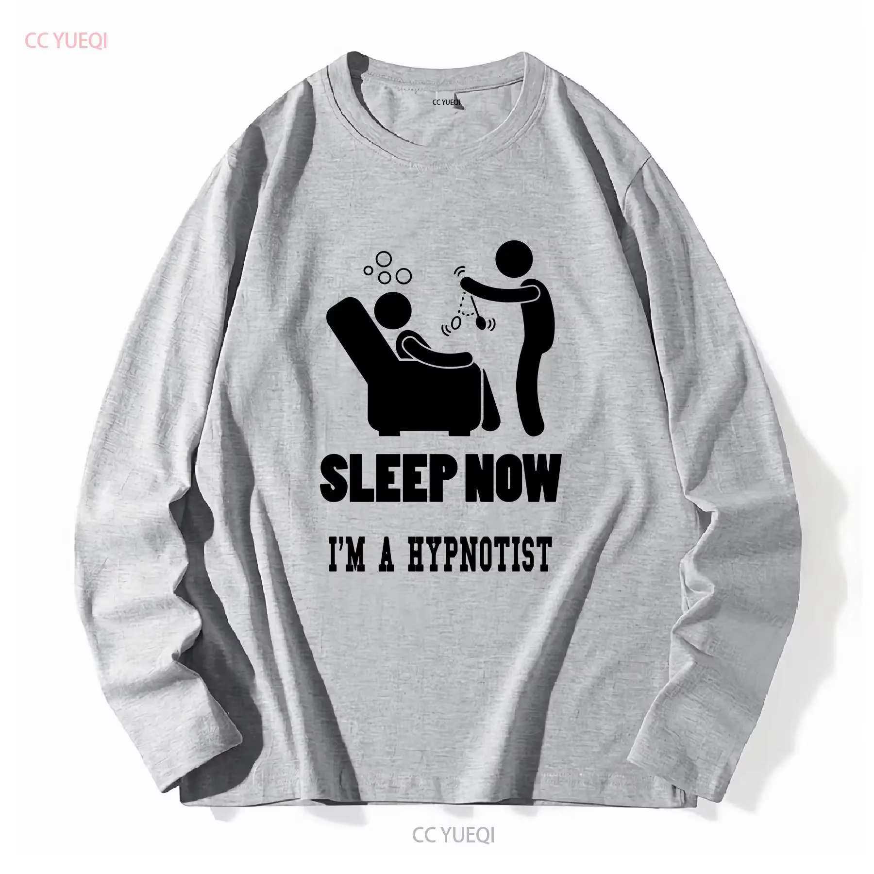 T-shirt vintage « I AM A HYPNOTIST SLEEP NOW » délavé