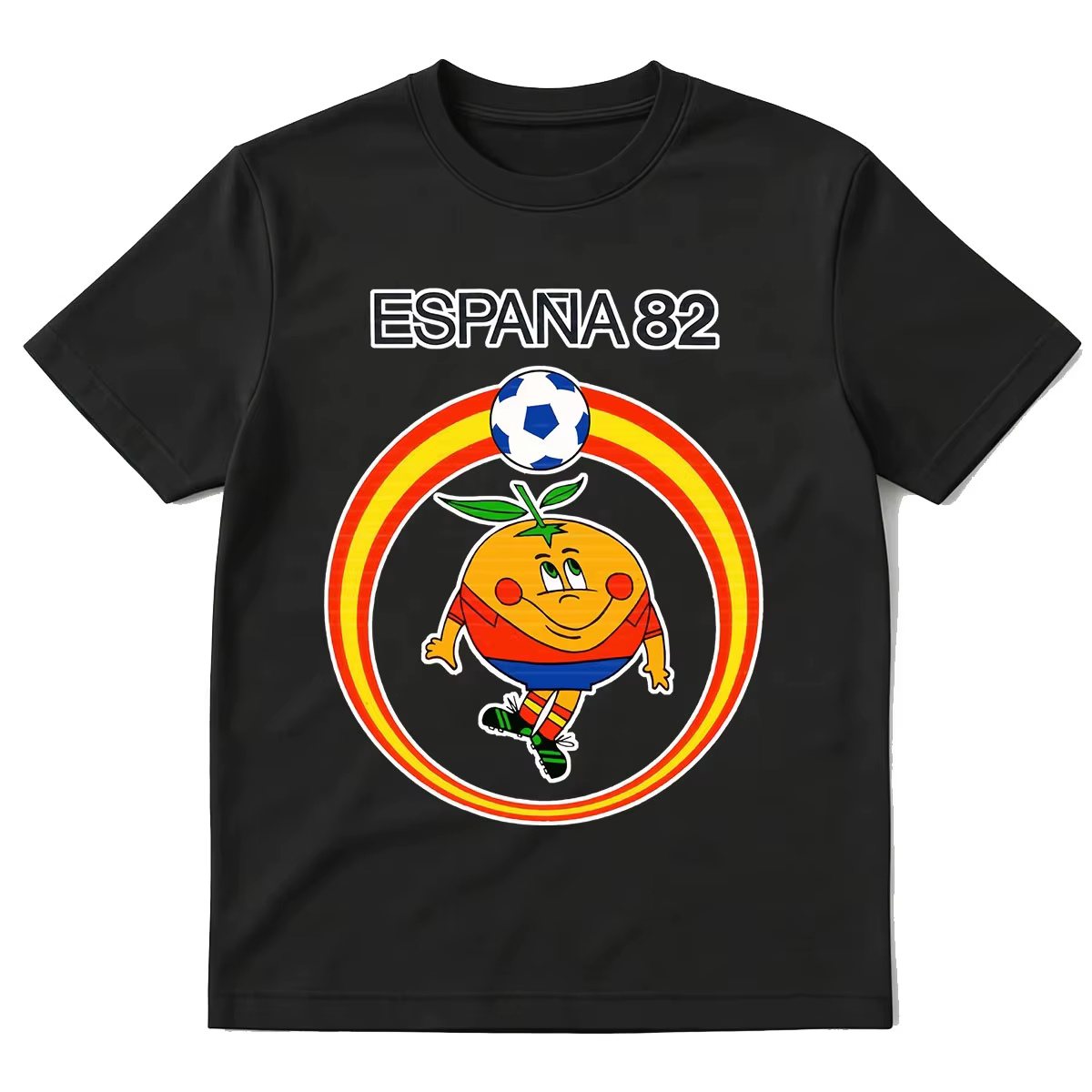 T-shirt à manches courtes et col rond pour hommes et femmes