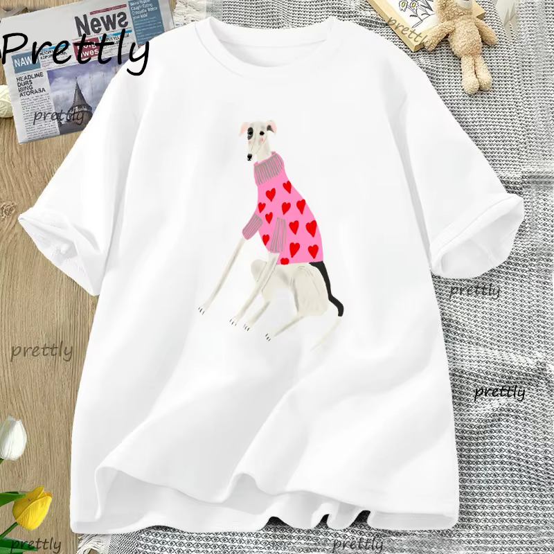 Chiot drôle T-shirt hommes femmes mignon chien de compagnie