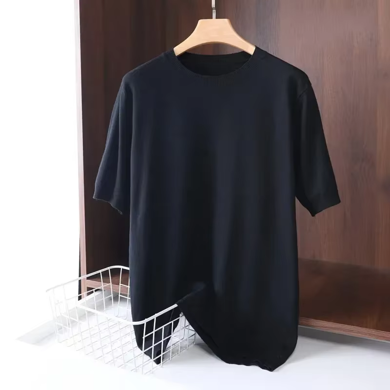 T-shirt en laine mérinos superfine pour hommes