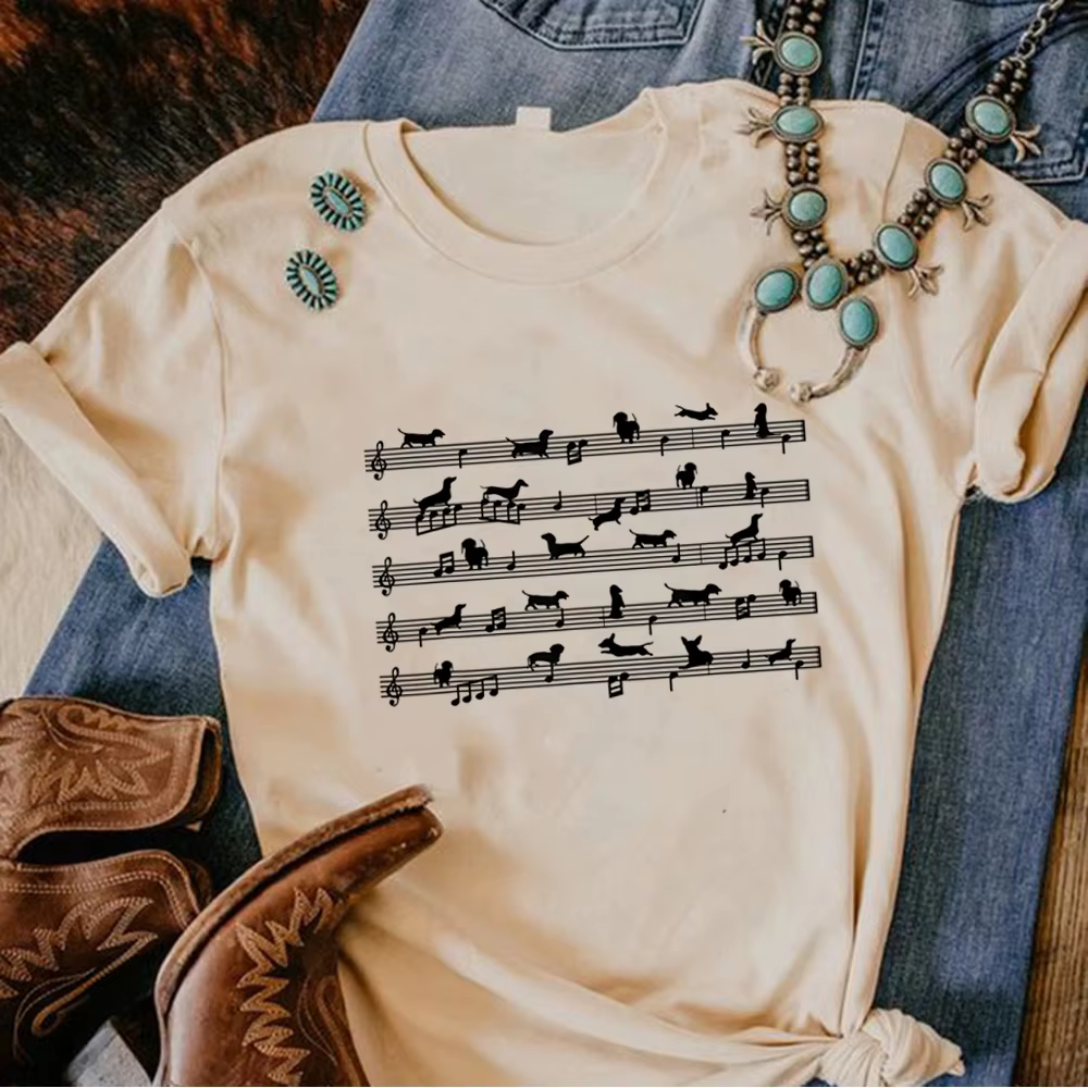 T-shirt de Teckel pour Femme