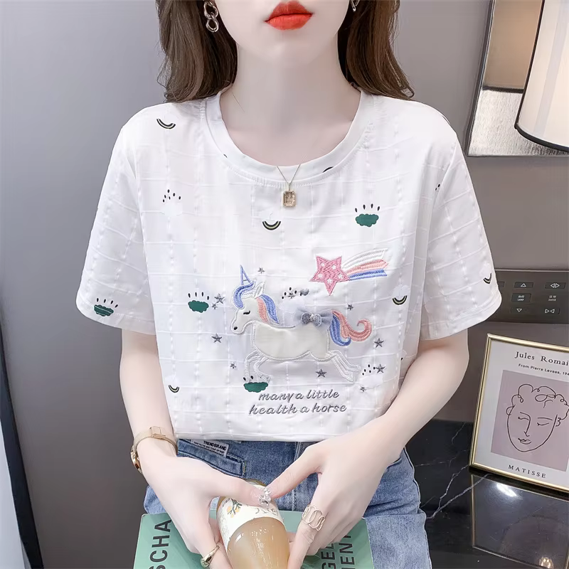 T-shirt à manches courtes pour femmes