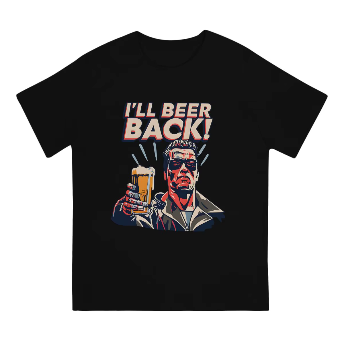 T-Shirt I'll Beer Back en pur coton pour homme