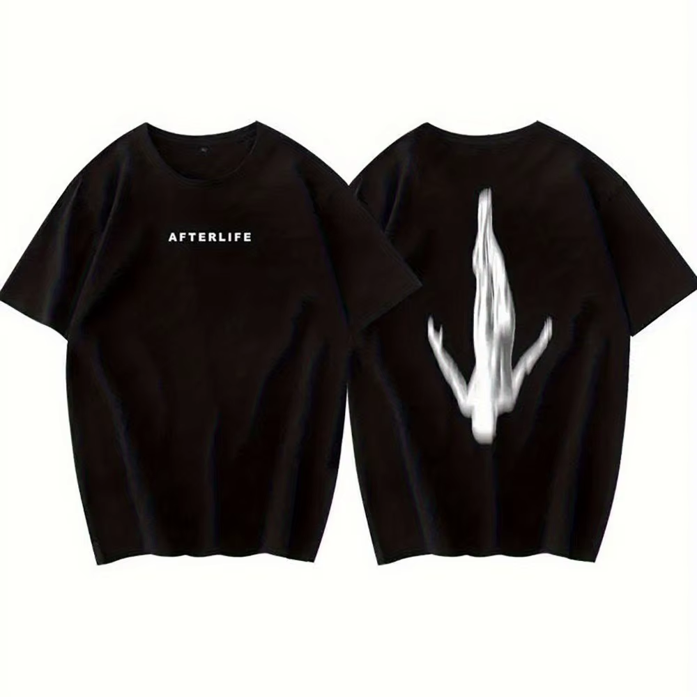 T-shirt pour hommes AFTERLIFE & DJ Anyma Top 100 Music Producer avec logo Soundwave # 100 vêtements graphiques pour DJ