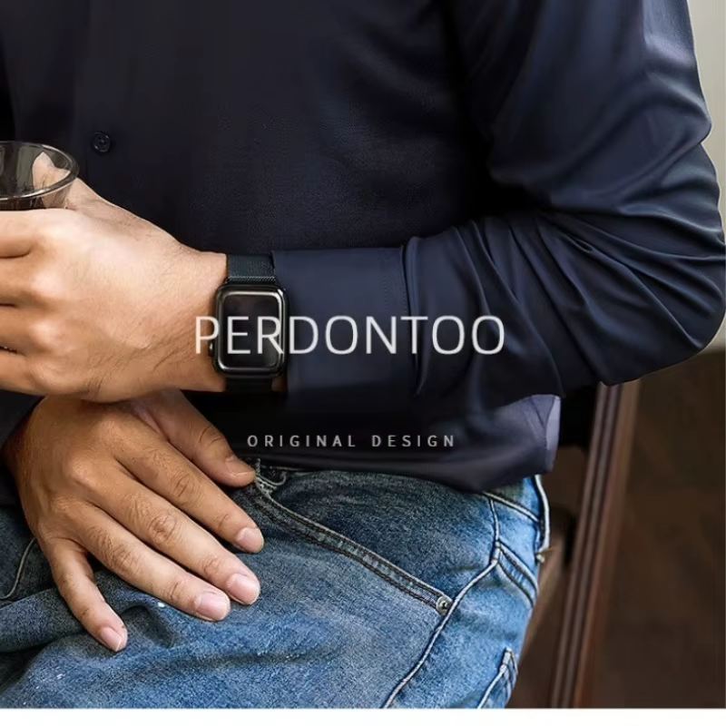  Chemise à manches longues en modal cool touch pour hommes sans fer – Business décontracté résistant aux rides Vêtements de bureau formels