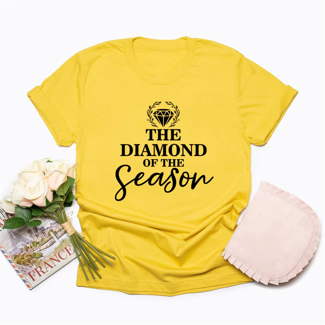T-shirt manches courtes col rond femme