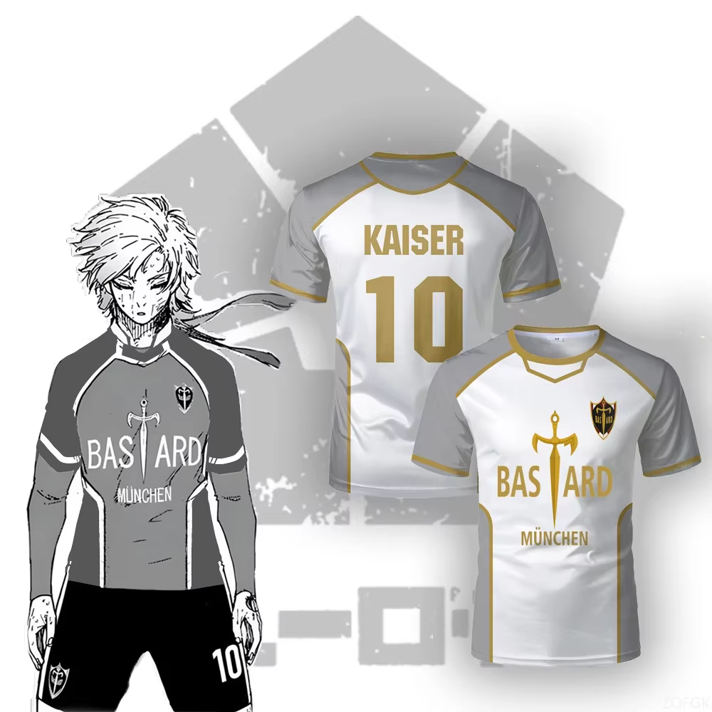 Maillot de football Blue Lock Anime pour homme