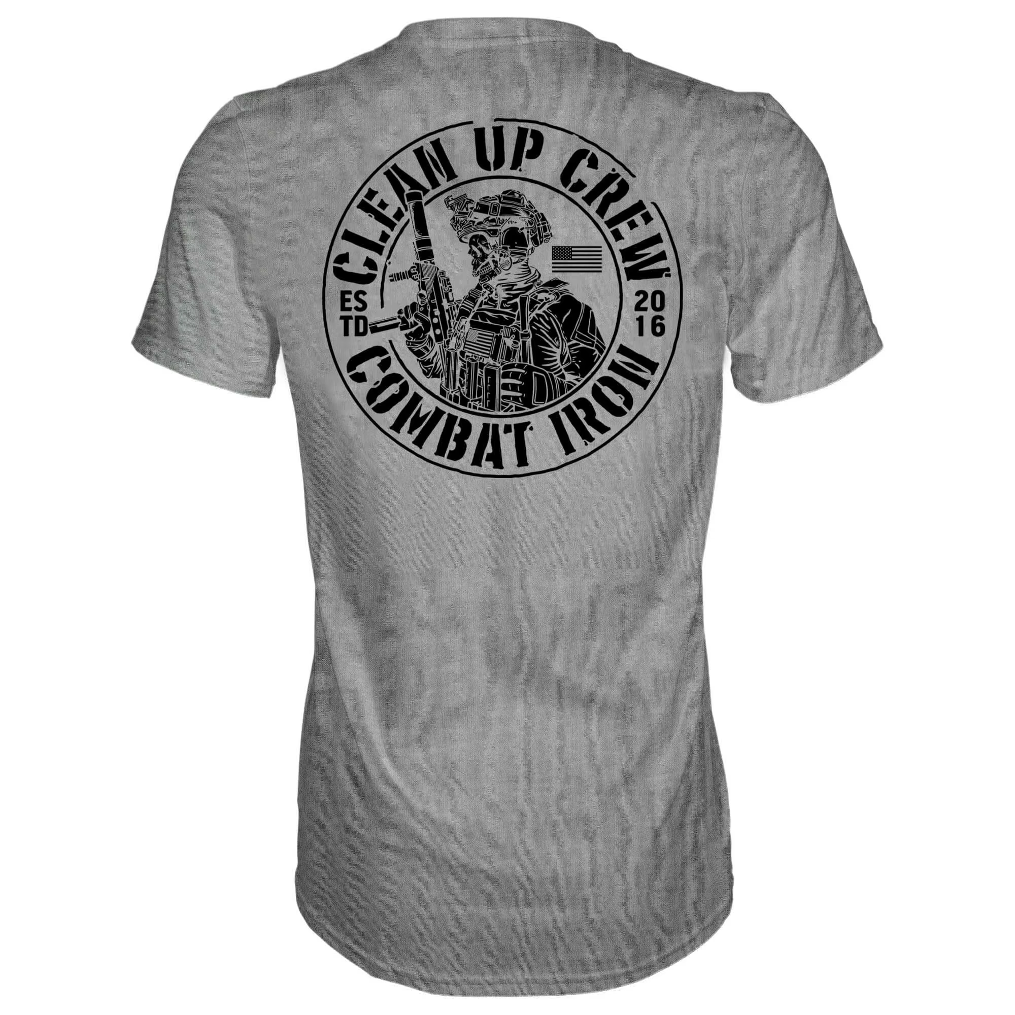 T-shirt pour homme Clean Up Crew Operator Skull