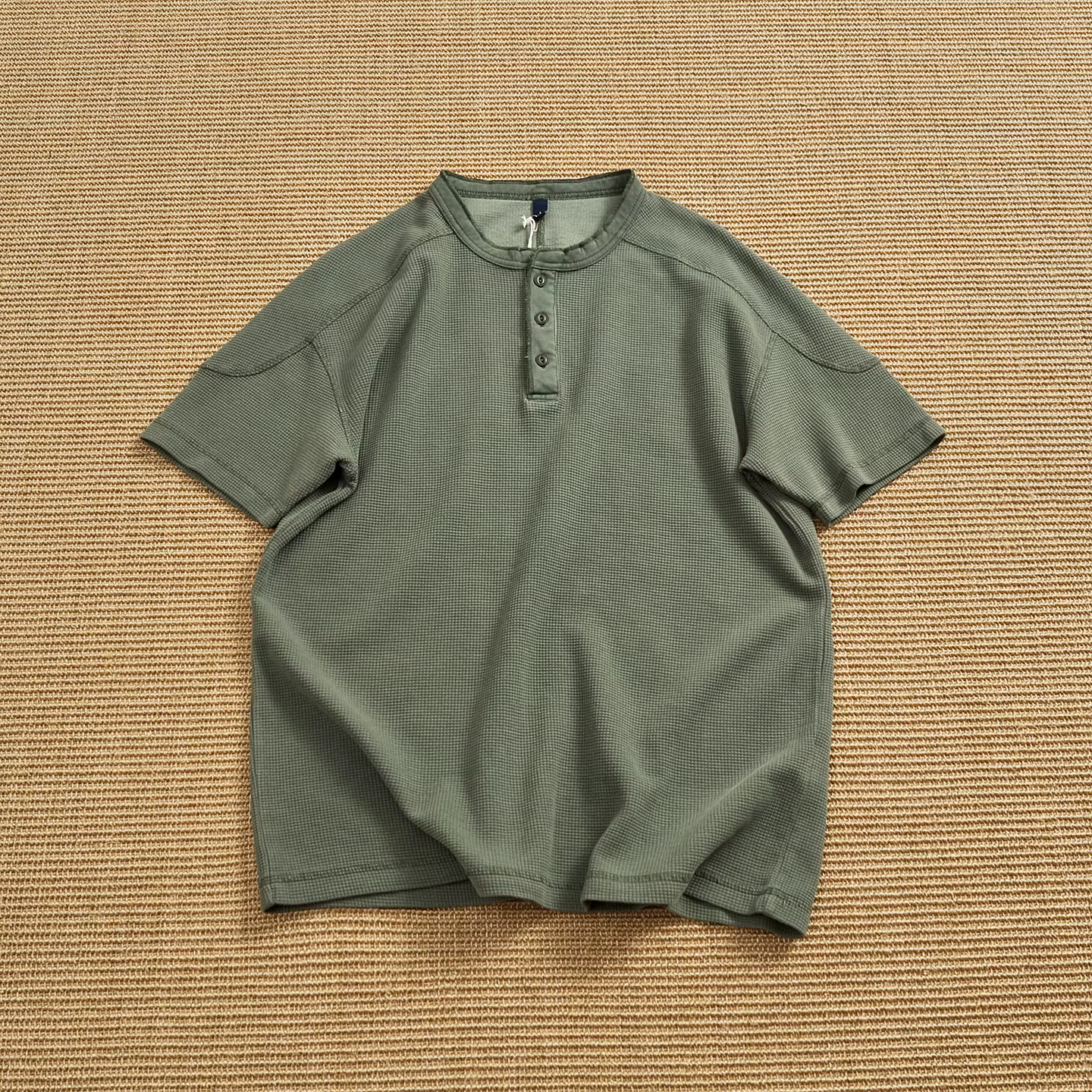 T-shirt Henley épais pour homme