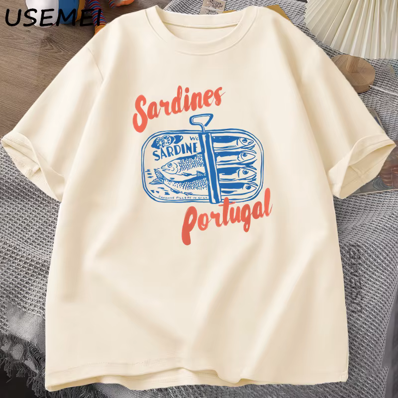 Sardines poisson étamé T-Shirt Portugal