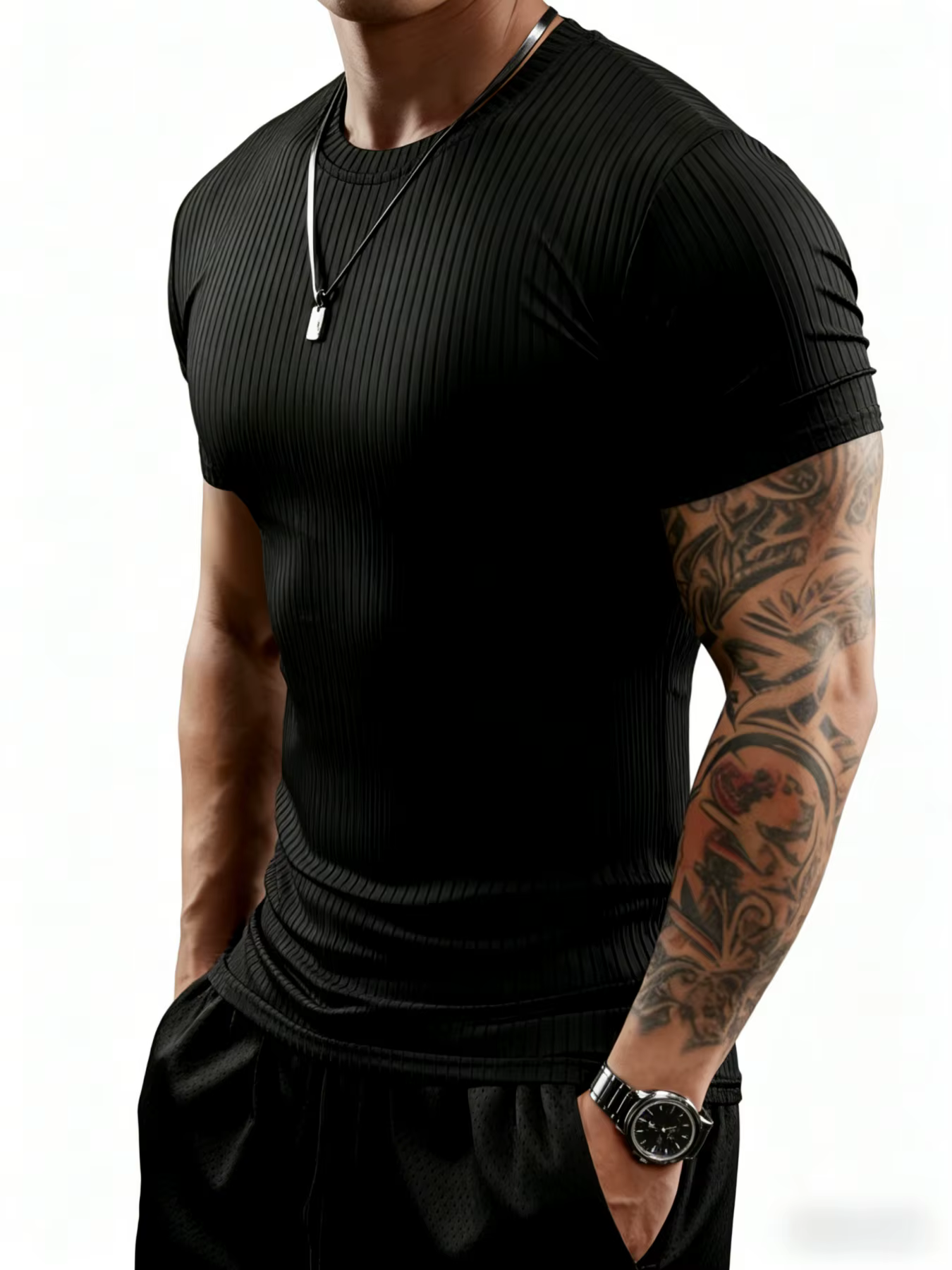 T-Shirt de Fitness pour hommes