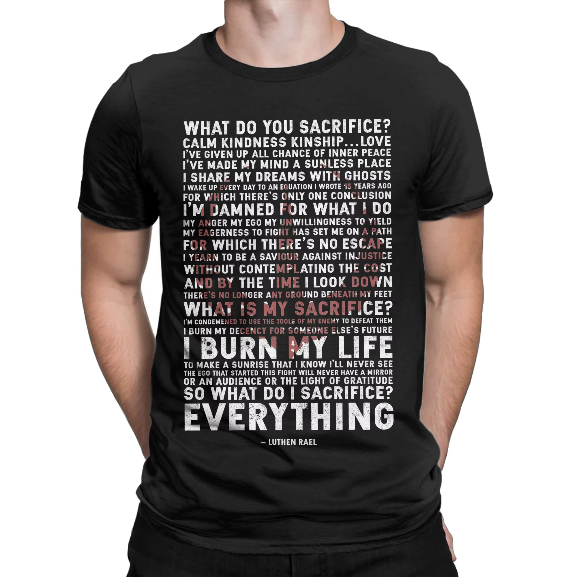 Luthen's Speech Andor T-shirts pour hommes 100% coton