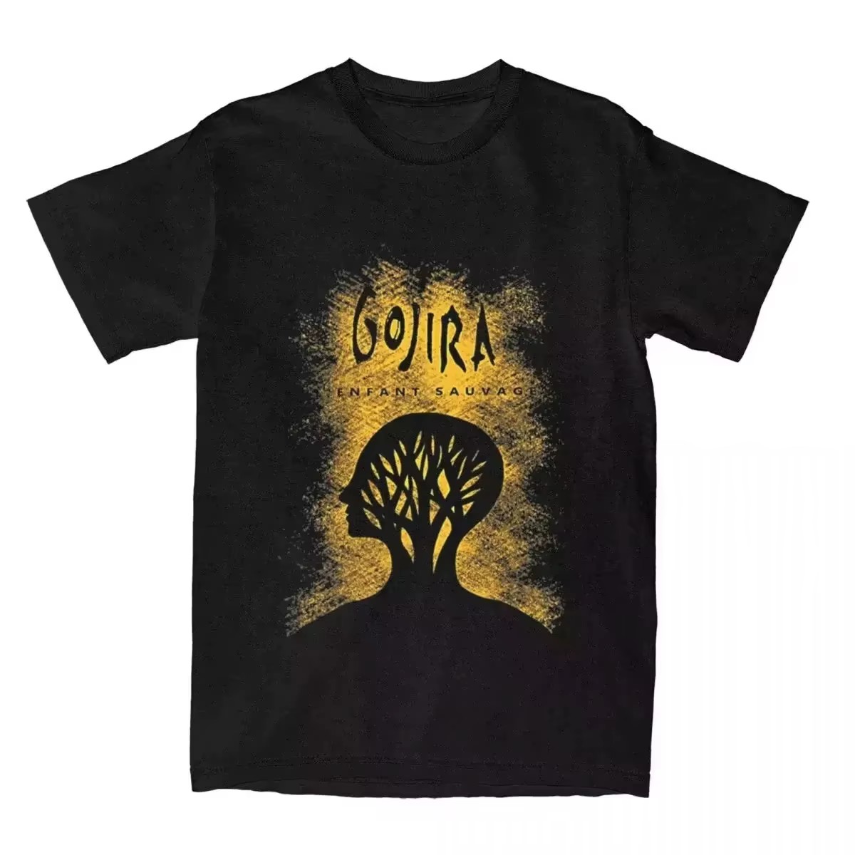 T-shirt en coton avec motif Tree of Life Gojira Band