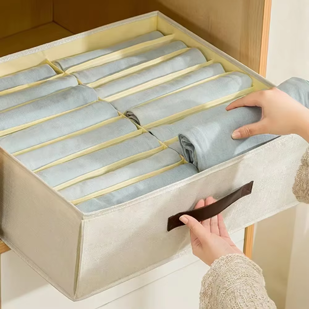 Organisateur de rangement pour vêtements, pulls, t-shirts, pantalons épais, sous-vêtements, chaussettes, pour la maison