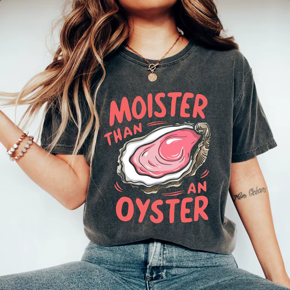 MOISTER STORAN-T-shirt rétro humoristique