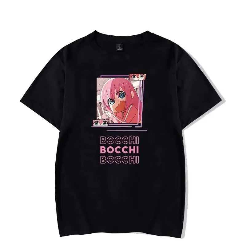 T-shirt confortable à manches courtes avec motif Hip-Hop