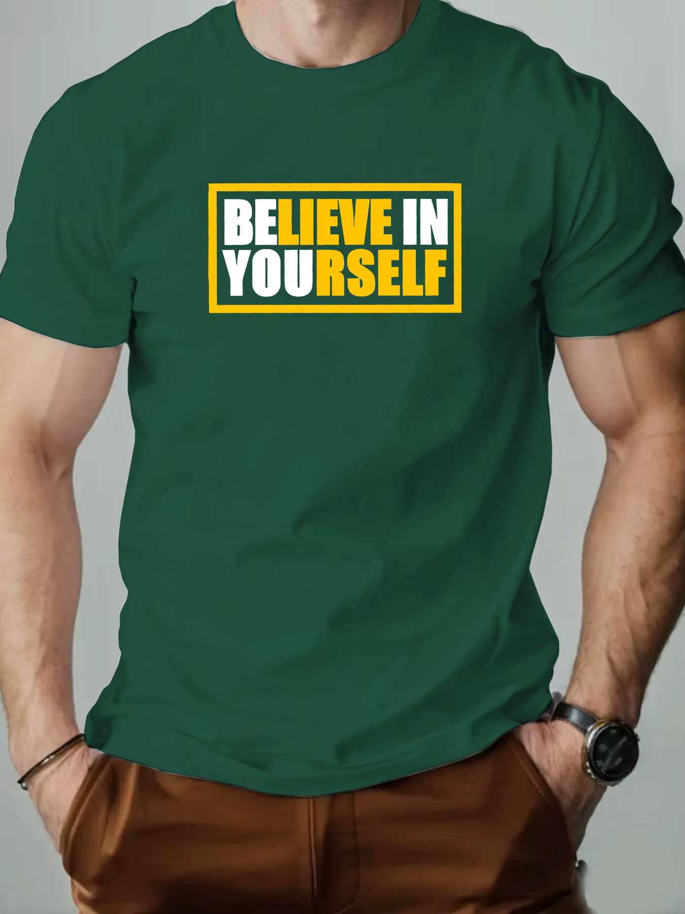 T-Shirt col rond pour hommes