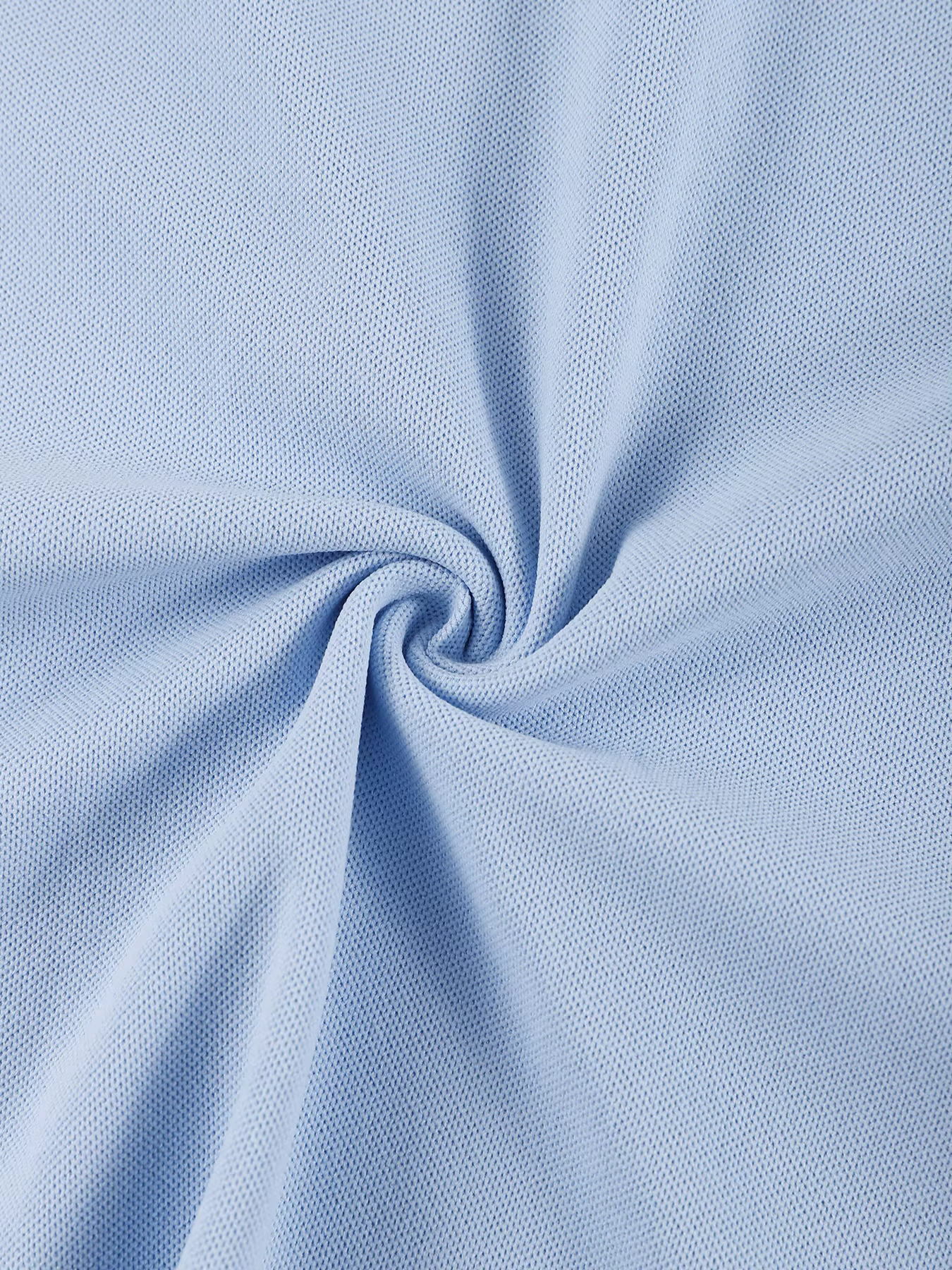 Polo basique à manches longues pour hommes