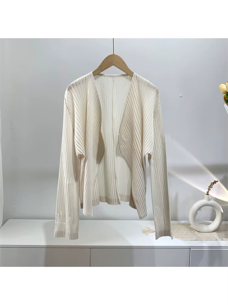 Miyake 2025 printemps haut plié pour les femmes