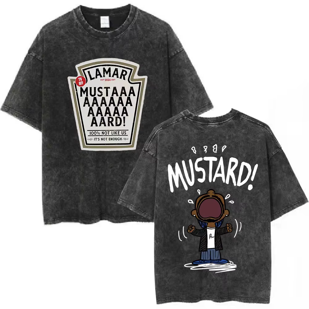 Rappeur Kendrick Lamar t-shirt Mr Morale & The Big Steppers Vintage lavé T-shirts hommes femmes vêtements mode Hip Hop