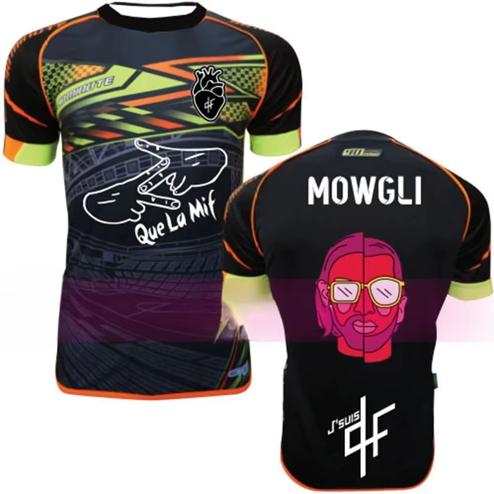 T-shirt style équipe de football Graffiti pour hommes