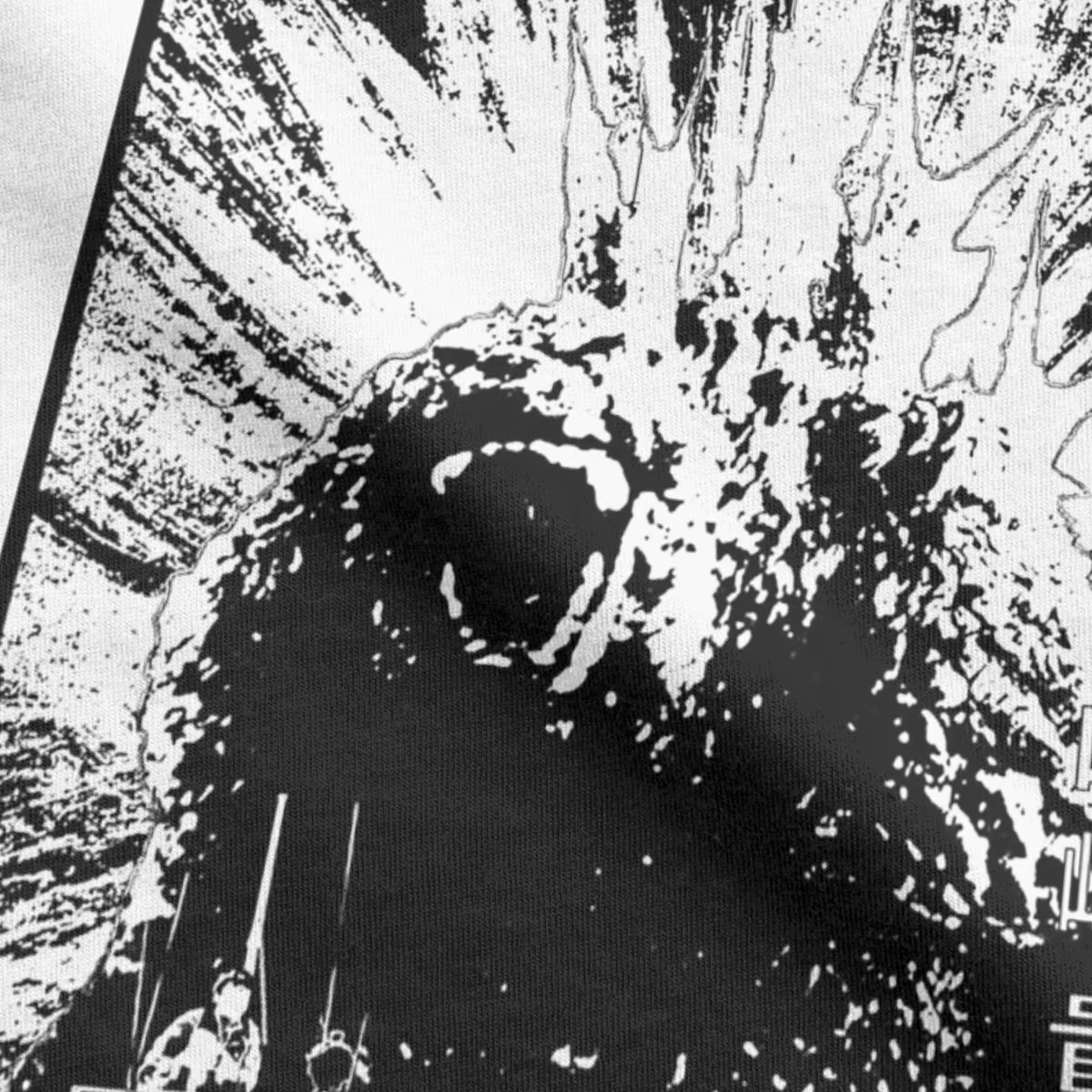 G-Godzillaed-T-Shirt à Manches Courtes et Col Rond pour Homme