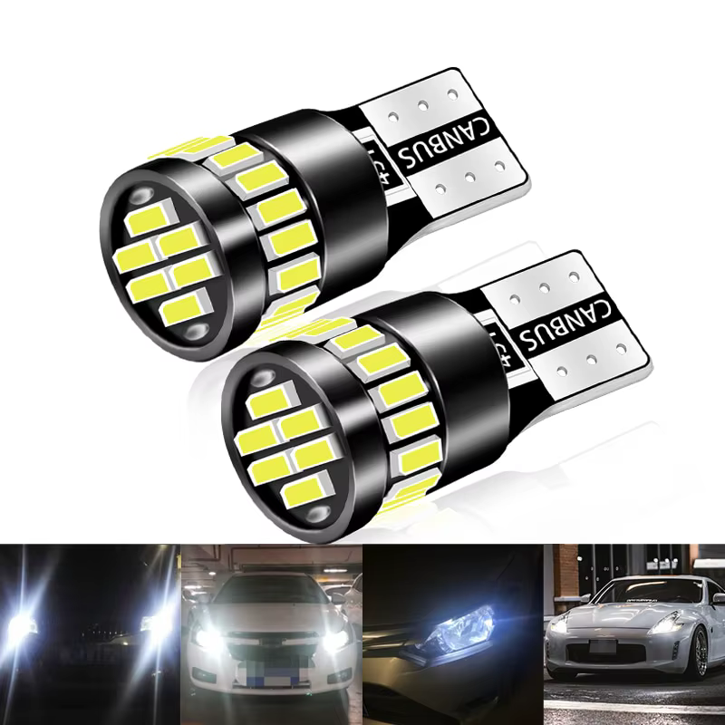 2x W5W T10 21SMD Led Ampoules Canbus Voiture Intérieur Ampoules Parking Position Lampe Carte Dôme Lampes de Lecture