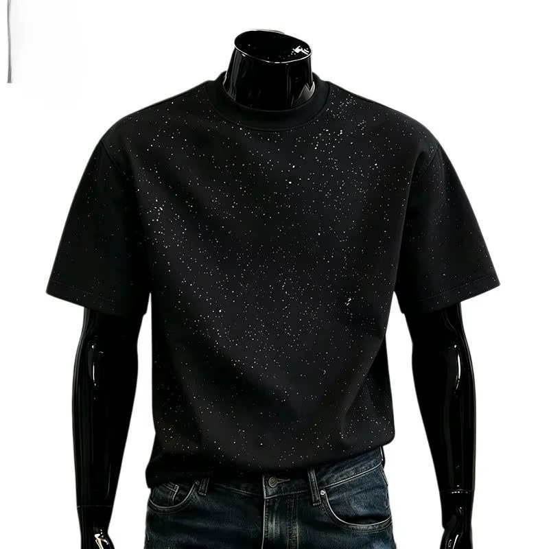T-shirt rétro à manches courtes pour hommes
