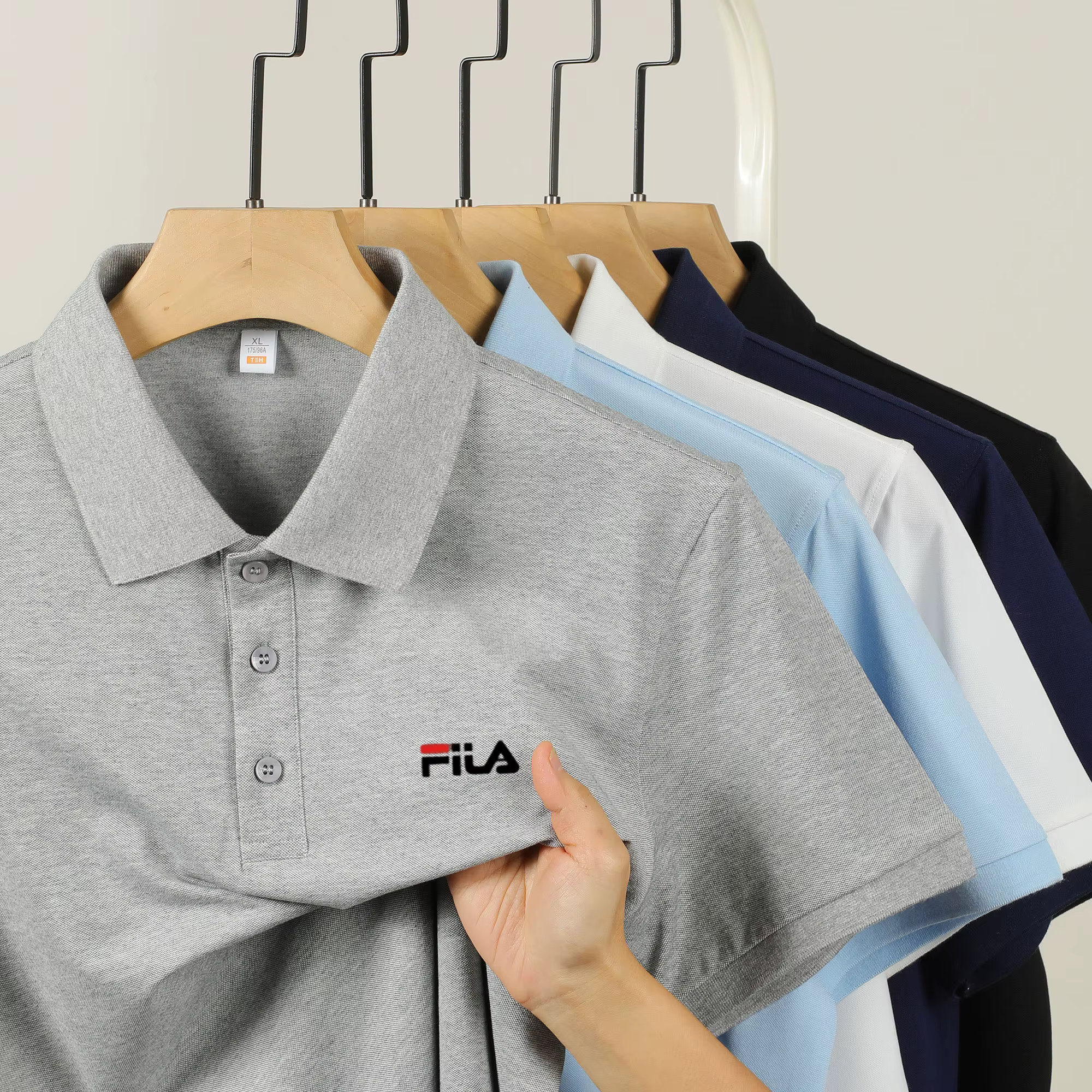 Polo pour homme de marque haut de gamme - Nouveau t-shirt décontracté respirant à manches courtes pour l'été, style sportif et professionnel