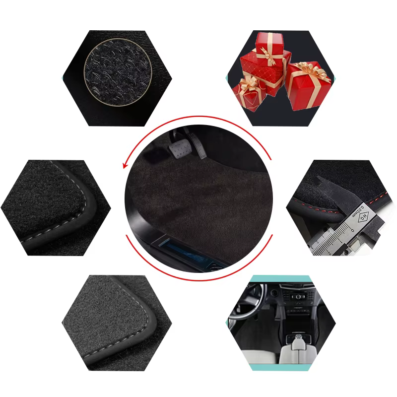 Tapis de sol de voiture pour Volkswagen Polo Mk5 6R 61 6C 2010 ~ 2017 2011 Auto tapis tapis panneau Premium personnalisé repose-pieds accessoires
