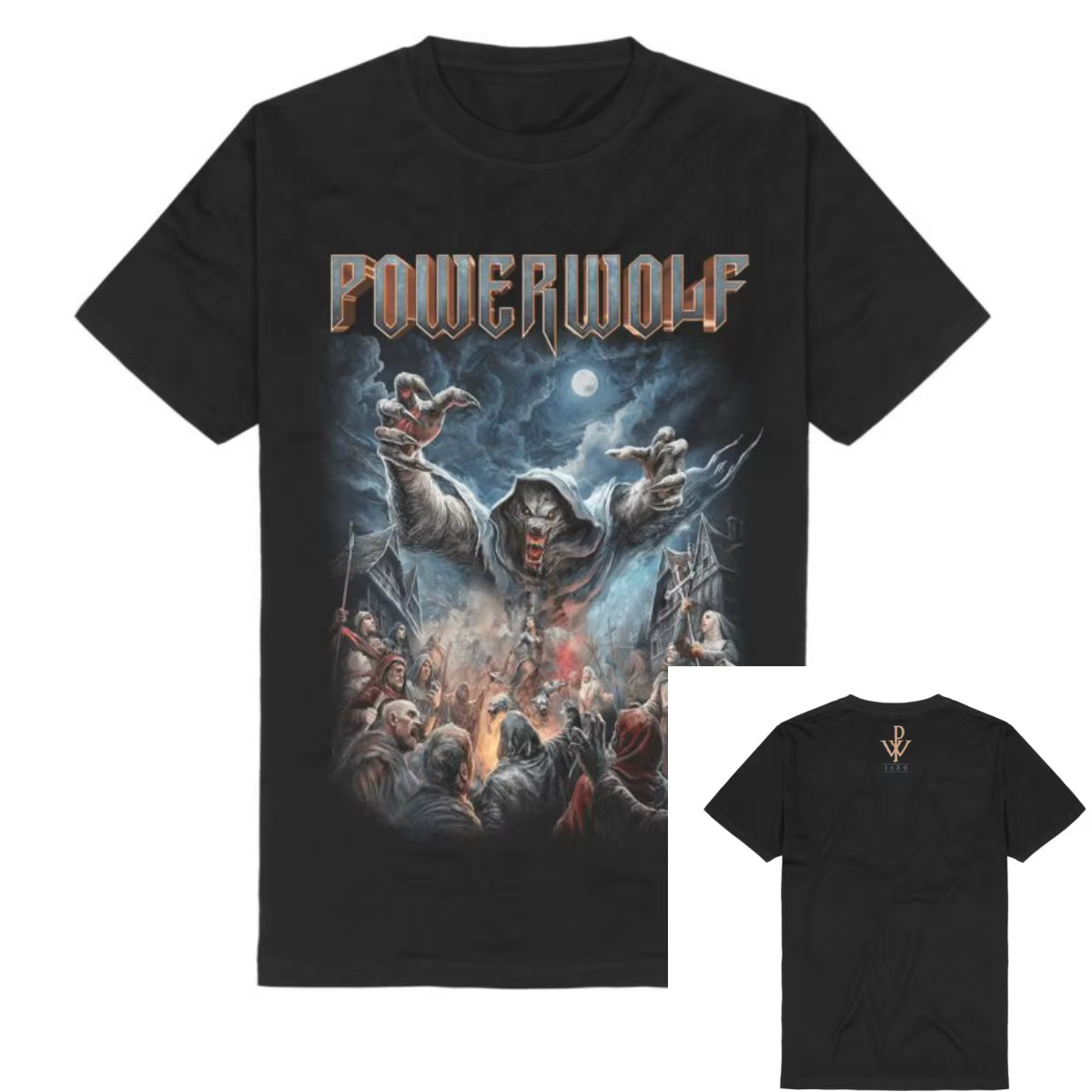 T-Shirt Via Dolorosa Powerwolf pour hommes et femmes
