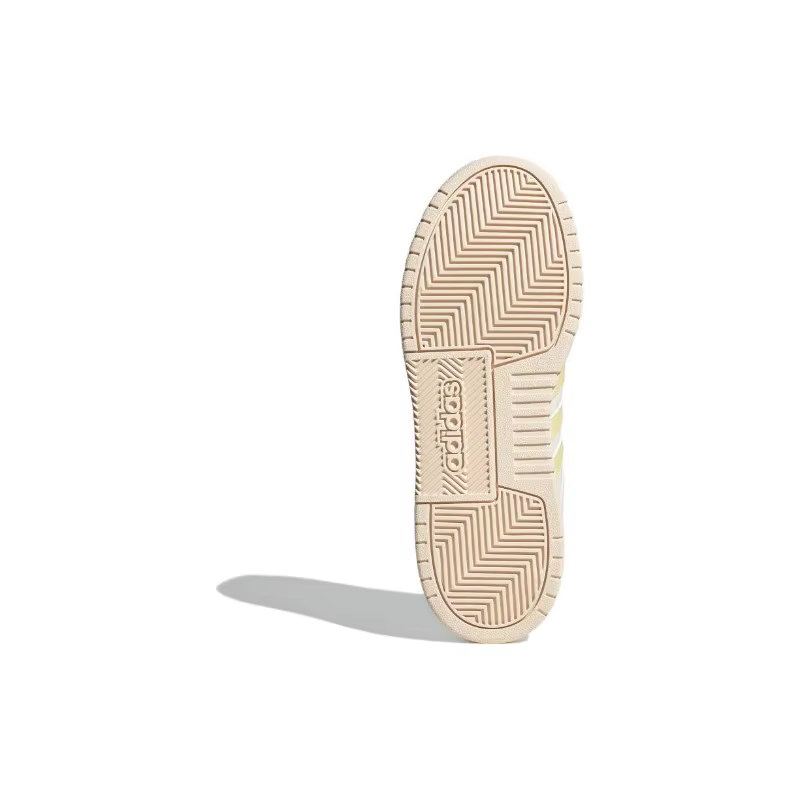 adidas ENTRAP Sneakers basses unisexes rose et blanc en cuir synthétique, style rétro, pour le basketball, le campus et le skate - ID6054